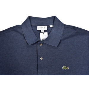 NEW Lacoste Mens Polo Shirt Mens Size 3XL Navy Logo Short Sleeve